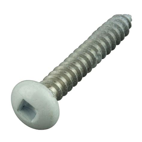 red sheet metal screws|white head stainless steel screws.